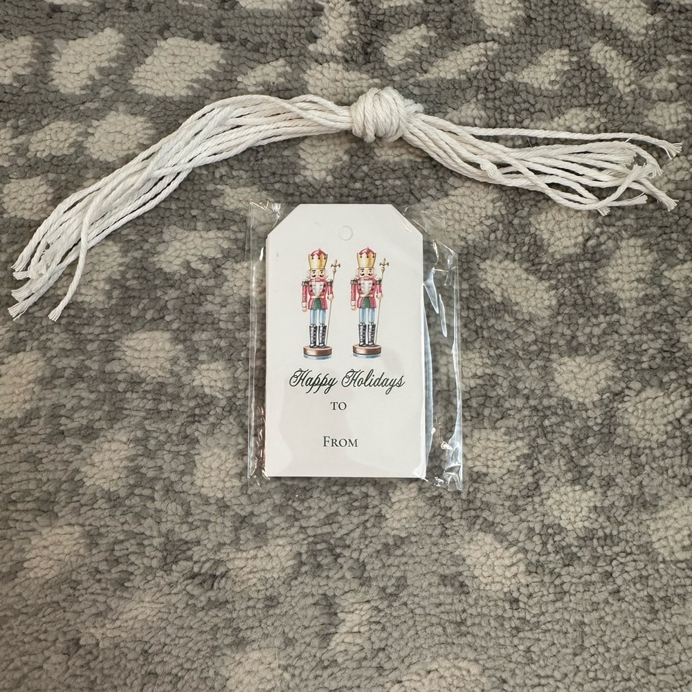 Festive Nutcracker gift tags